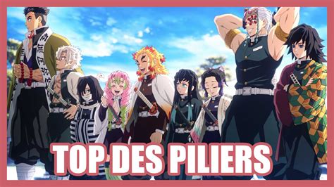 Classement des 12 Piliers (Hashira) les plus Puissants 